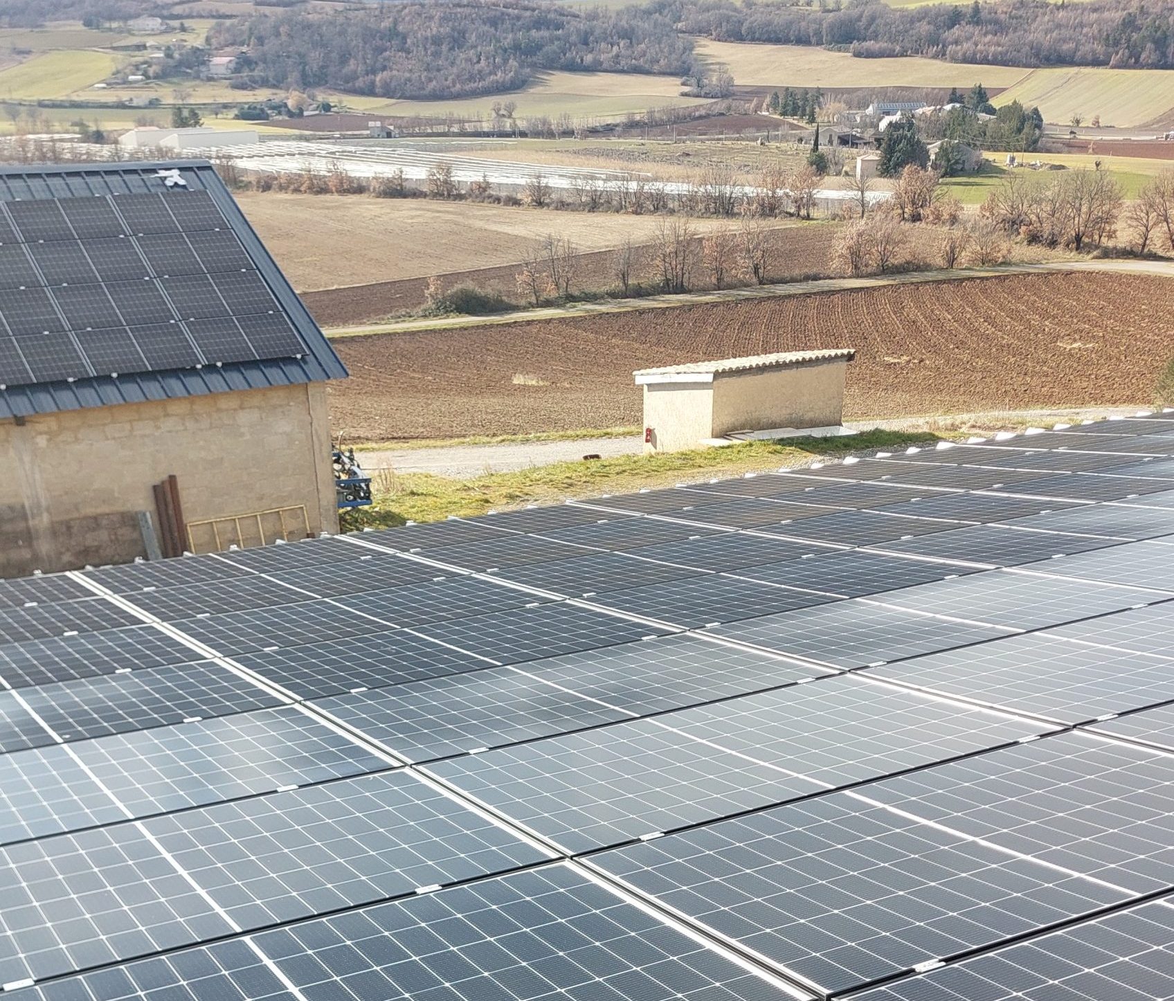 Hangar agricole photovoltaïque Giraud - Générale du Solaire