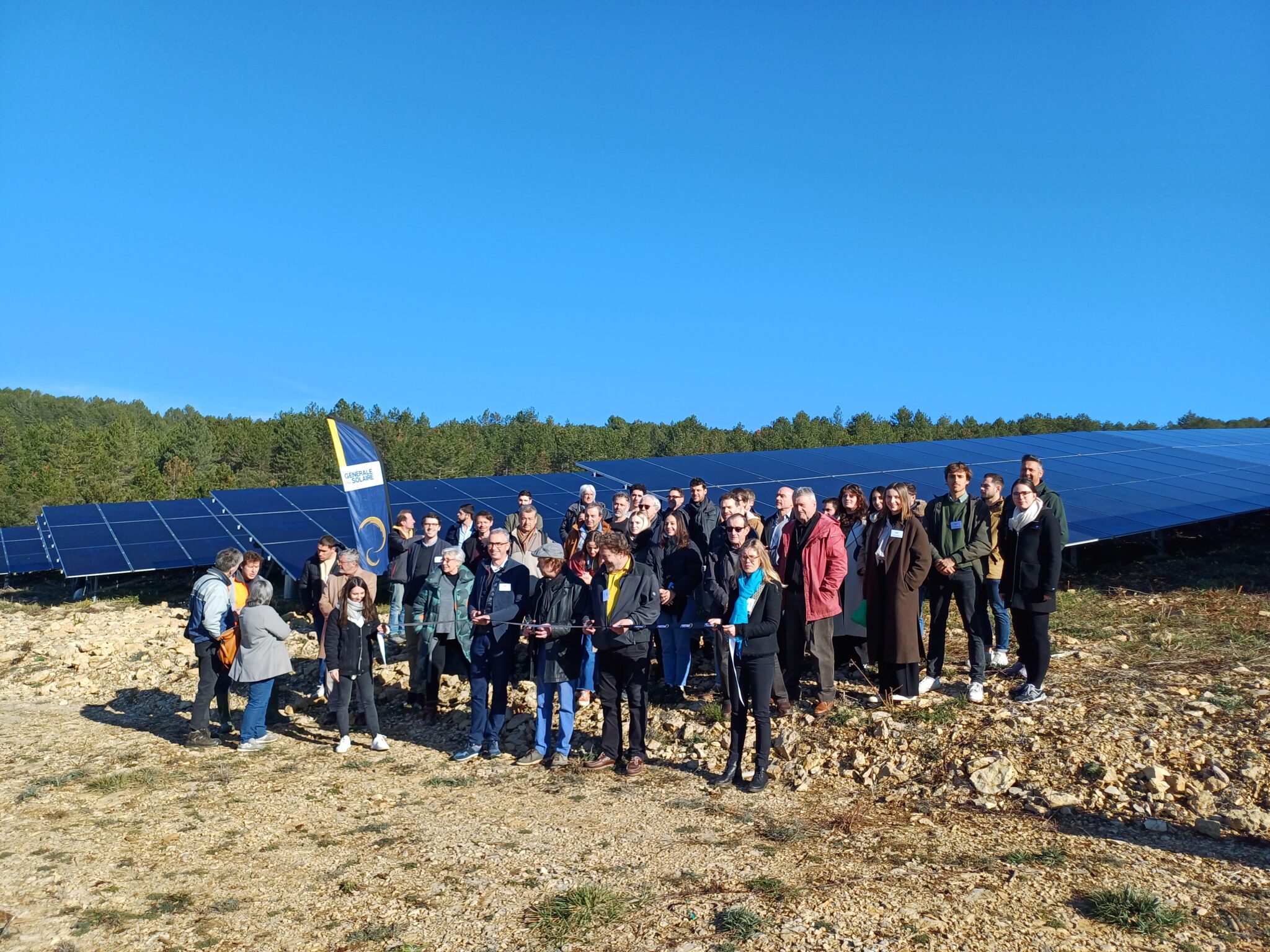Inauguration parc solaire Luc-sur-Aude