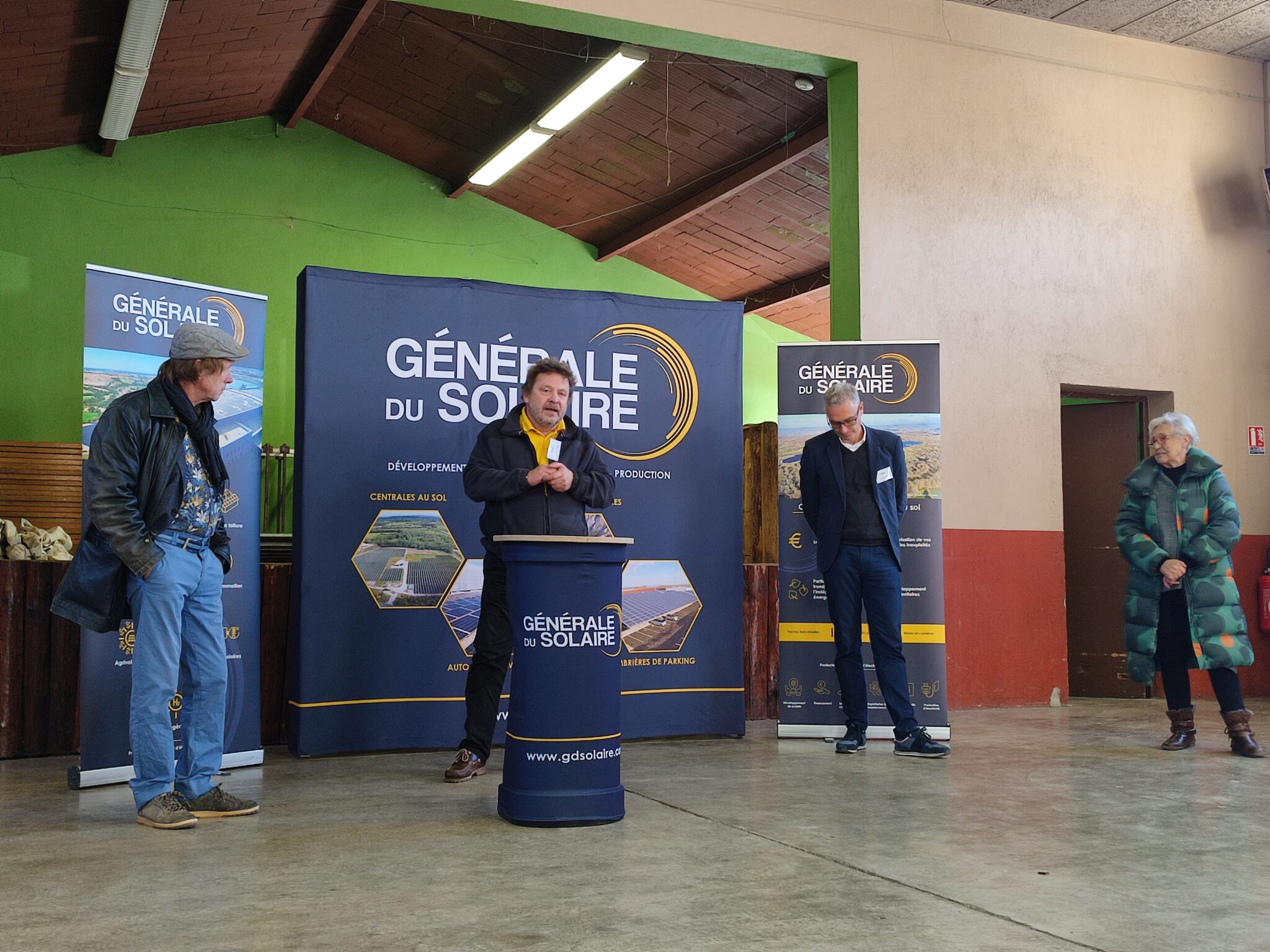 Inauguration parc solaire Luc-sur-Aude