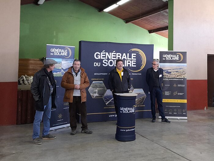 Inauguration parc solaire Luc-sur-Aude