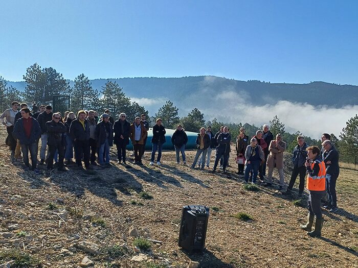 Inauguration parc solaire Luc-sur-Aude