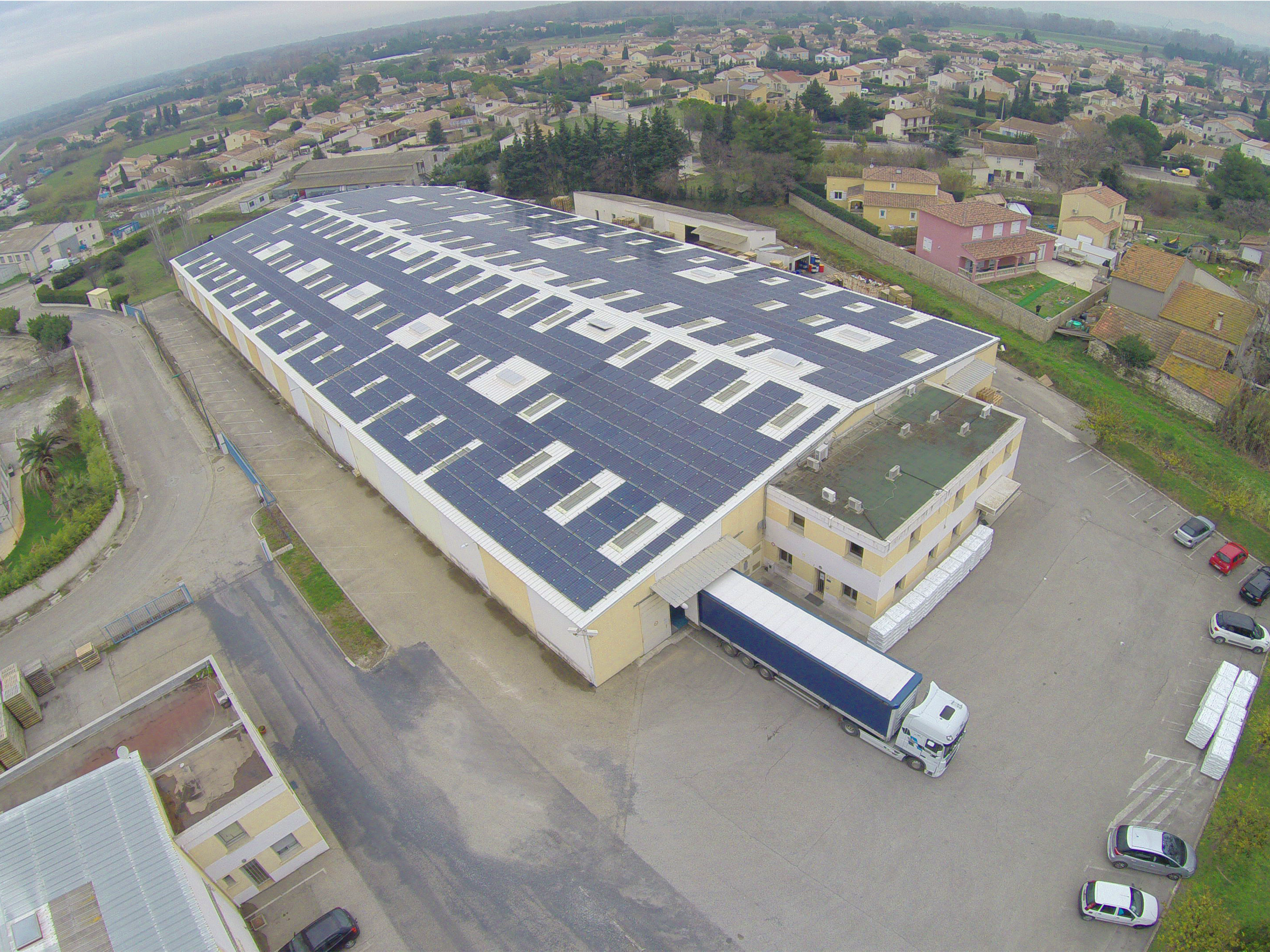 Centrale photovoltaïque en toiture Furstplast - Générale du Solaire