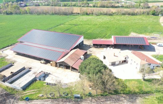 Hangar agricole photovoltaïque Lahille - Générale du Solaire