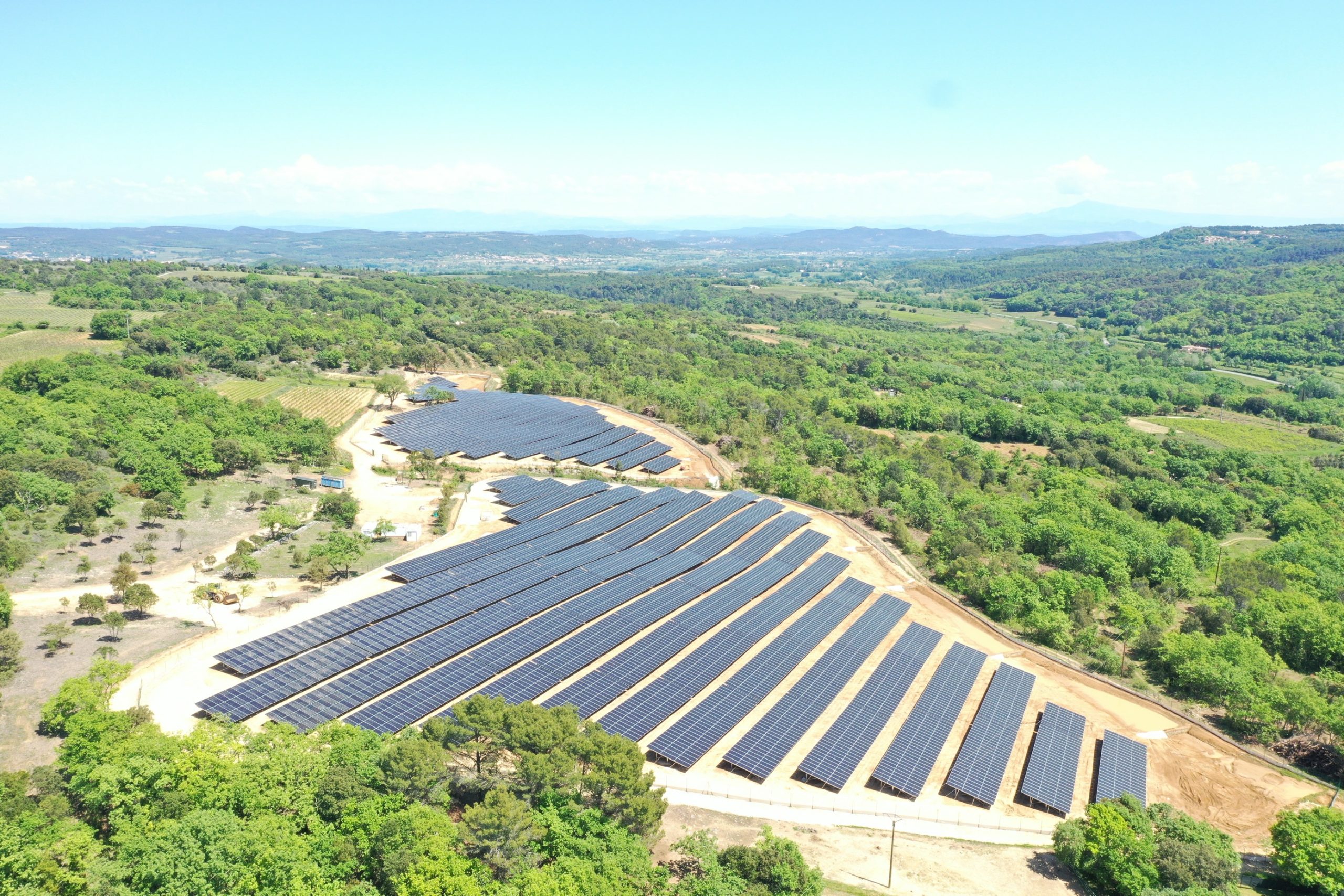 Centrale photovoltaïque au sol Saint-Marcel-de-Careiret - Générale du Solaire