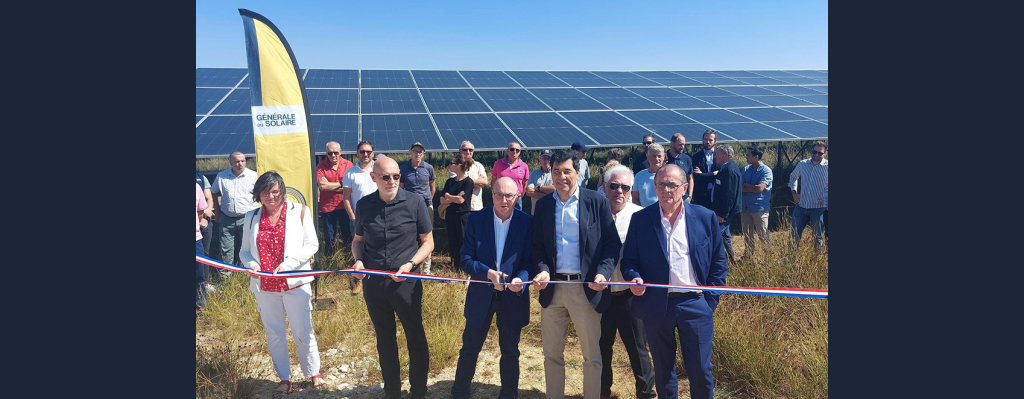 Inauguration du parc solaire de Saint-Cyr-en-Val