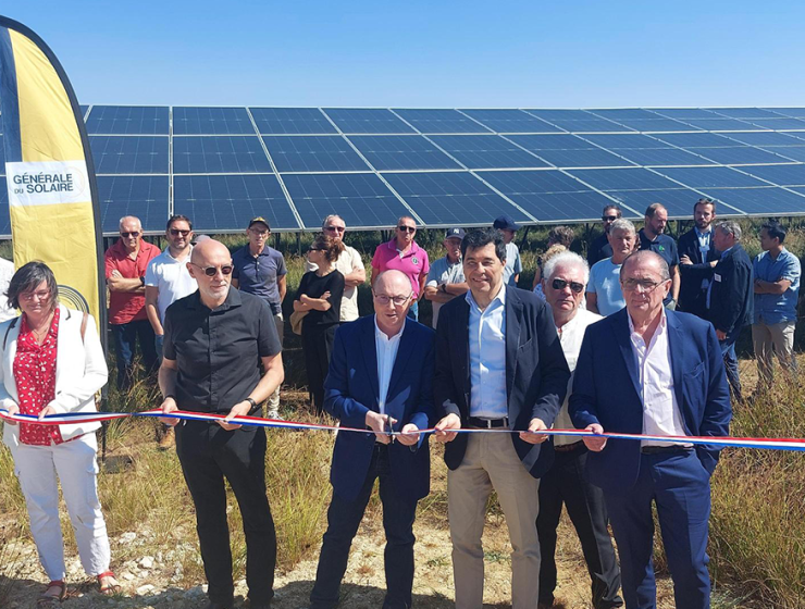 Inauguration du parc solaire de Saint-Cyr-en-Val