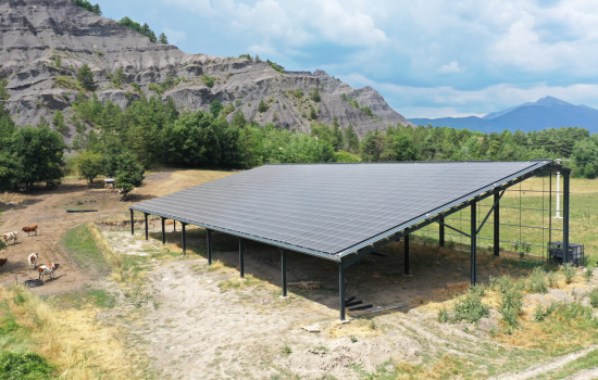 Bâtiment agricole photovoltaïque Tron - Générale du Solaire