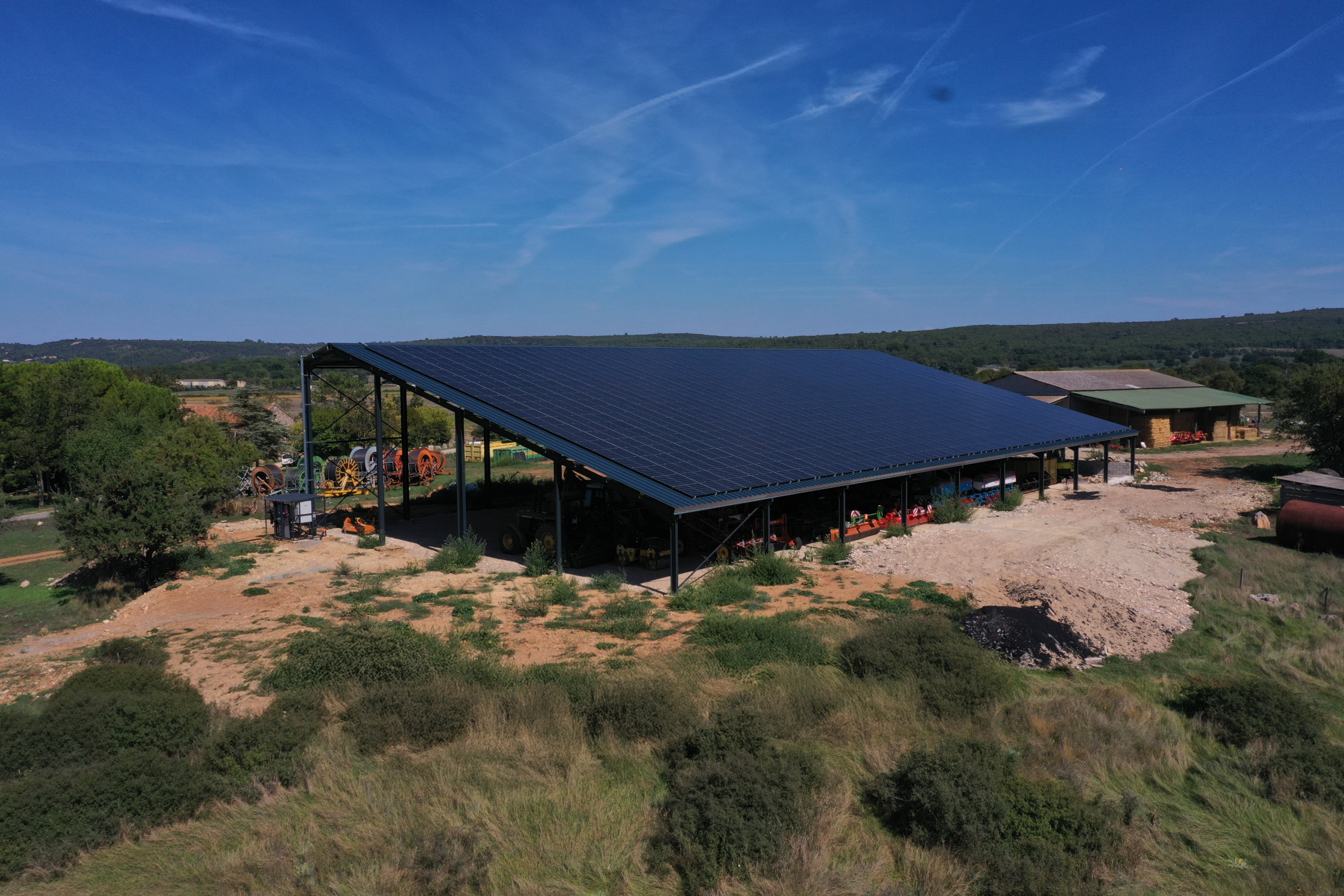Bâtiment agricole photovoltaïque Grech - Générale du Solaire