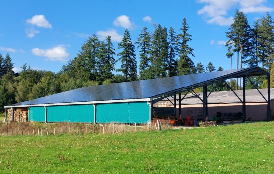 Hangar agricole photovoltaïque Beyssenac - Générale du Solaire