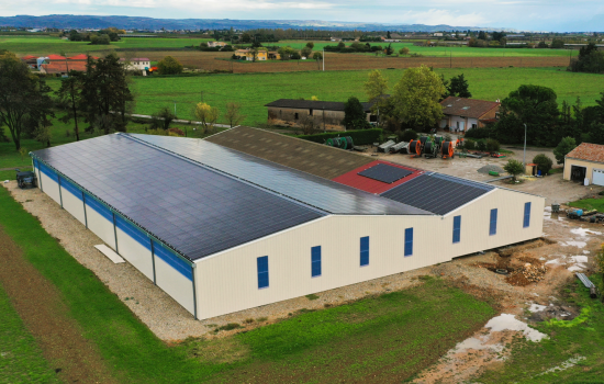 Bâtiment agricole photovoltaïque Culosse - Générale du Solaire
