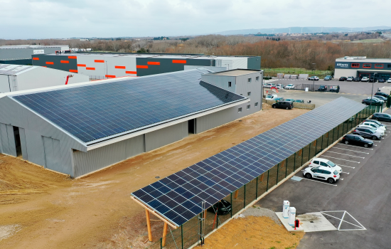 Centrale photovoltaïque en toiture CTL - Générale du Solaire