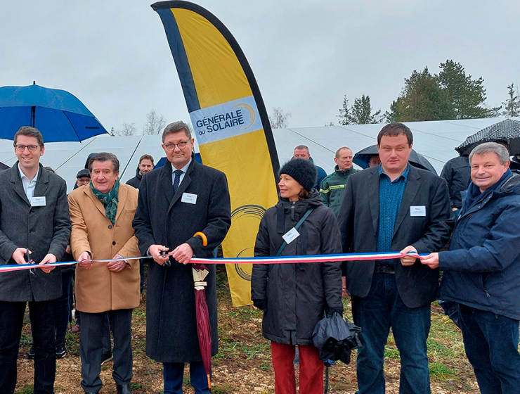 Inauguration du parc solaire de Doulaincourt-Saucourt