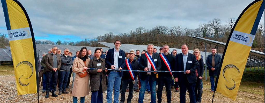 Inauguration du parc solaire de Mantry