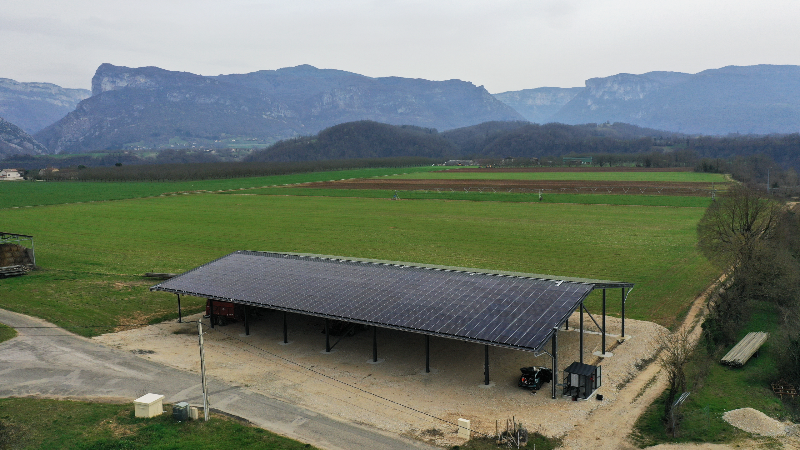 Hangar agricole photovoltaïque Chuilon - Générale du Solaire