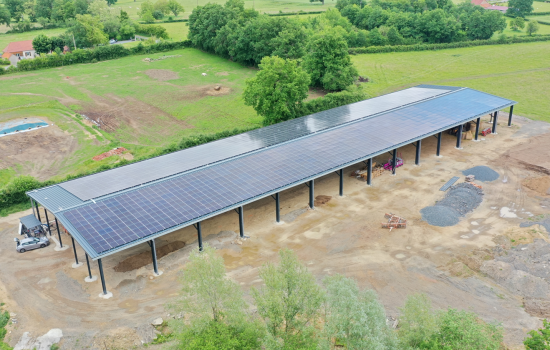Bâtiment agricole photovoltaïque Jeay - Générale du Solaire