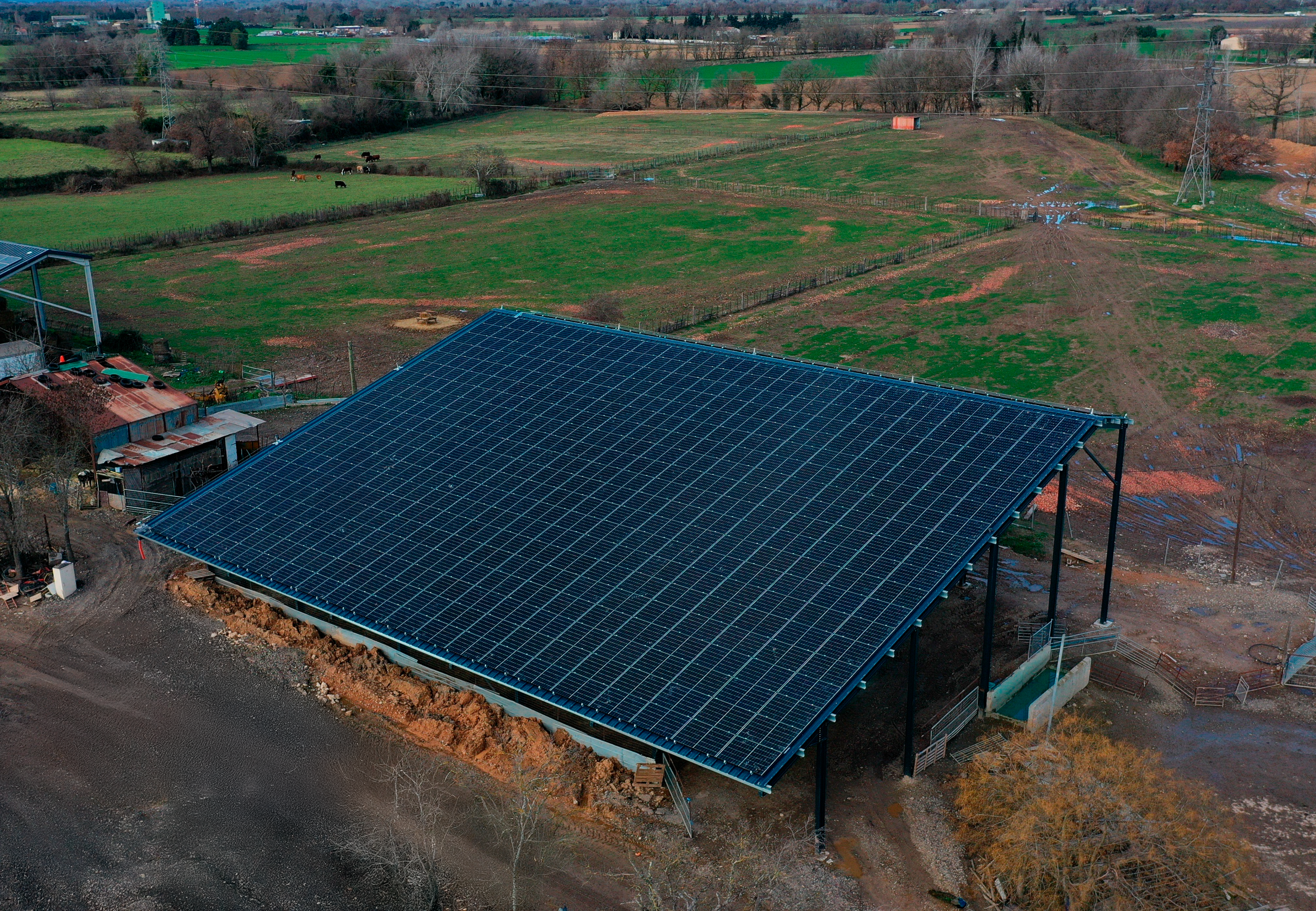 Bâtiment agricole photovoltaïque Gautier Temps Perdu - Générale du Solaire