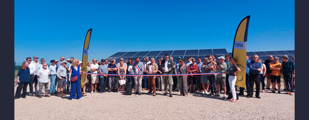 Inauguration du parc solaire d'Evry