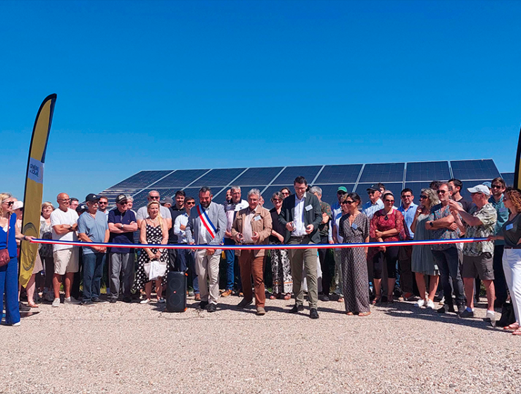 Inauguration du parc solaire d'Evry