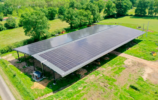 Bâtiment agricole photovoltaïque Daligand - Générale du Solaire