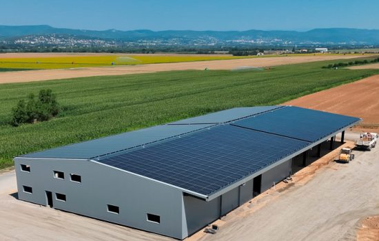 Bâtiment agricole photovoltaïque Cheilan - Générale du Solaire