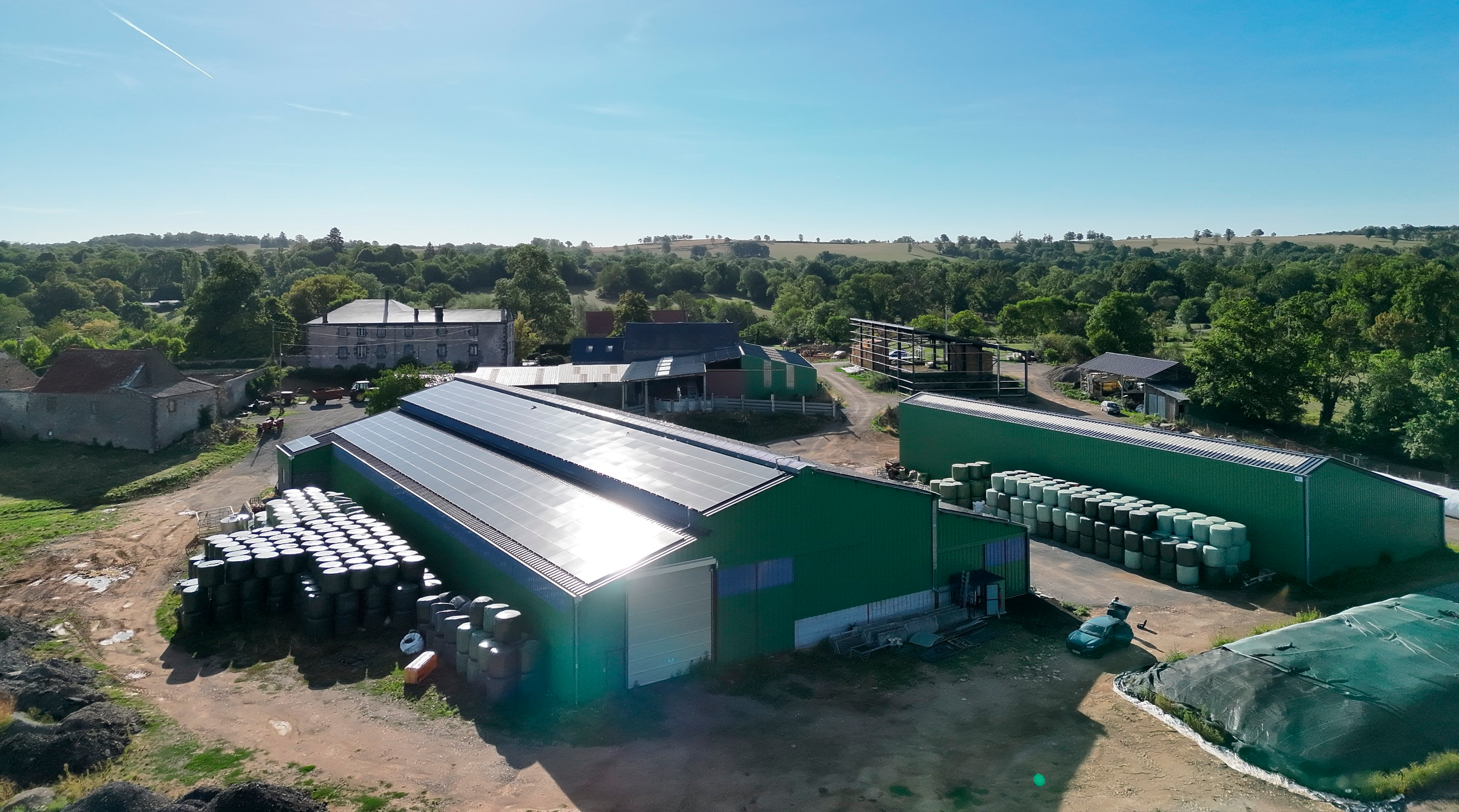 Bâtiment agricole photovoltaïque Bony - Générale du Solaire